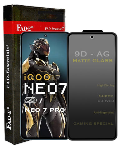 FAD-E Matte Tempered Glass for iQOO Neo 7 5G / Neo 7 Pro 5G (Matte Transparent)