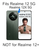 FAD-E Matte Tempered Glass for Realme 12 5G / 12X 5G / Vivo T3X 5G (Matte Transparent)