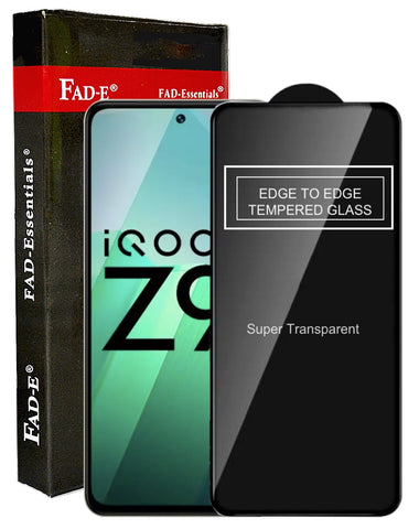 FAD-E Tempered Glass for iQOO Z9 5G (Transparent)