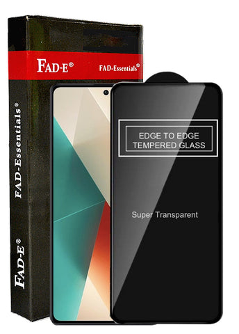 FAD-E Tempered Glass for Redmi Note 13 5G (Transparent)