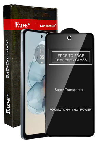 FAD-E Tempered Glass for Motorola Moto G24 Power / G04 (Transparent)