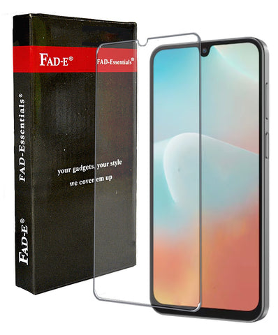 FAD-E Ultra Clear Tempered Glass Screen Protector Guard for Samsung Galaxy M17 5G / F17 5G / A17 5G (Full Transparent)