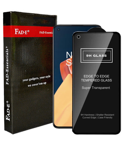 FAD-E Edge to Edge Tempered Glass for OnePlus 9R (Transparent)