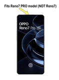 FAD-E Edge to Edge Tempered Glass for OPPO Reno 7 PRO (Transparent)