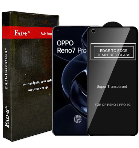 FAD-E Edge to Edge Tempered Glass for OPPO Reno 7 PRO (Transparent)