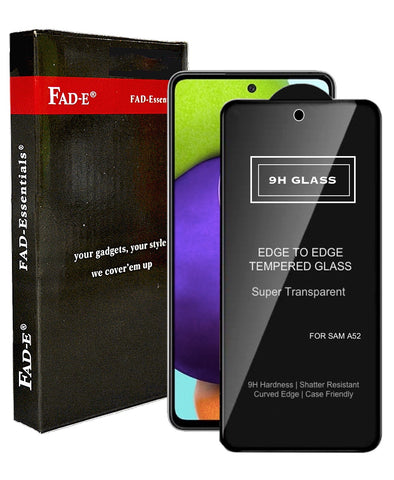 FAD-E Edge to Edge Tempered Glass for Samsung Galaxy A52 (Transparent)