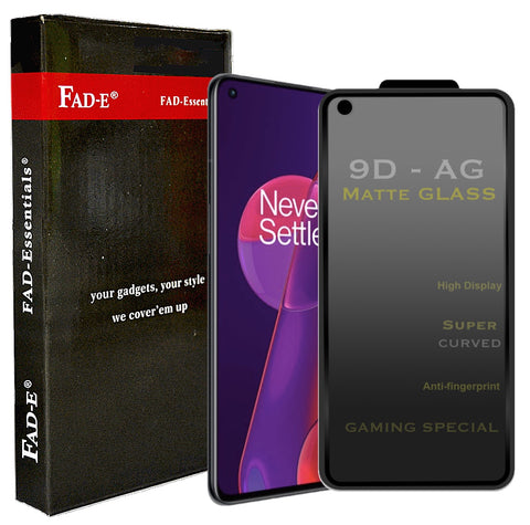 FAD-E Edge to Edge Tempered Glass for OnePlus 9RT 5G (Matte Transparent)