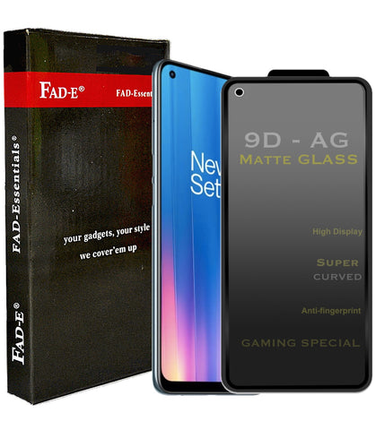 FAD-E Edge to Edge Tempered Glass for OnePlus Nord CE 2 5G (Matte Transparent)