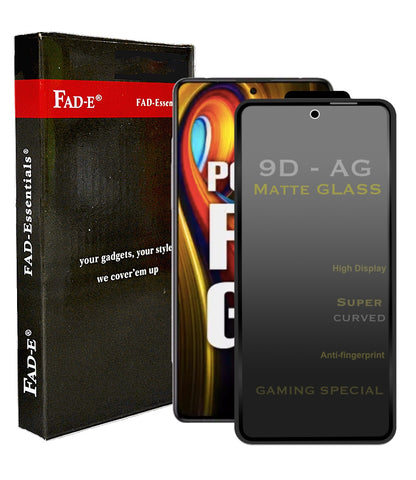 FAD-E Edge to Edge Tempered Glass for Poco F3 GT (Matte Transparent)