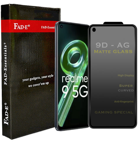 FAD-E Edge to Edge Tempered Glass for Realme 9 5G (Matte Transparent)