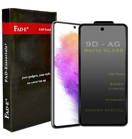 FAD-E Edge to Edge Tempered Glass for Samsung Galaxy A73 5G (Matte Transparent)