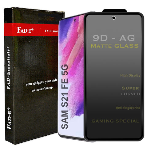 FAD-E Edge to Edge Tempered Glass for Samsung Galaxy S21 FE (Matte Transparent)