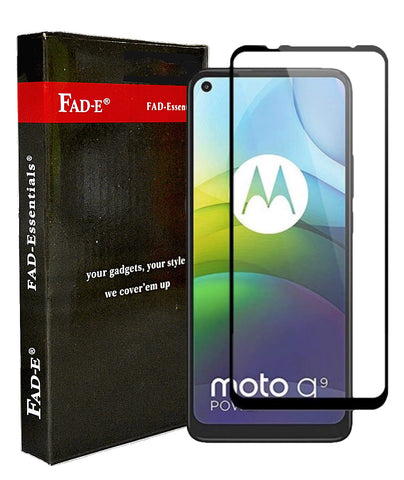 FAD-E Edge to Edge Tempered Glass for Motorola G9 Power (Transparent)