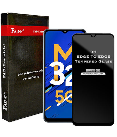 FAD-E Edge to Edge Tempered Glass for Samsung Galaxy M32 5G (Transparent)