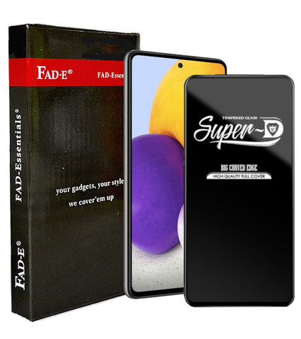 FAD-E Edge to Edge Tempered Glass for Samsung Galaxy A72 (Transparent)