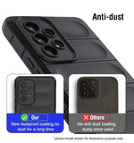 Toughened Series Flexible Back Case Cover for Motorola Moto G86 Power (Black)