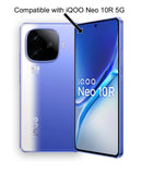 FAD-E Tempered Glass Screen Protector Guard (WITH Camera Hole) for iQOO Neo 10R 5G (Transparent)