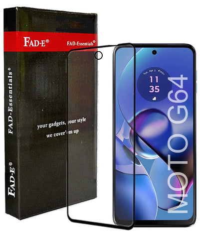FAD-E Tempered Glass (with Camera Hole) for Motorola G64 5G (Transparent)