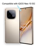FAD-E Tempered Glass Screen Protector Guard (with Camera Hole) for iQOO Neo 10 5G (Transparent)