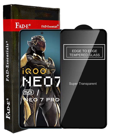 FAD-E Edge to Edge Tempered Glass (without camera hole) for iQOO Neo 7 5G / Neo 7 Pro 5G