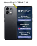 FAD-E Tempered Glass Screen Protector Guard for OPPO K13 5G (Transparent)