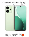 FAD-E Tempered Glass Screen Protector Guard (with Camera Hole) for Oppo Reno14 5G / Reno 14 (Transparent)