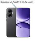 FAD-E Tempered Glass Screen Protector Guard (with Camera Hole) for Poco F7 5G  (Transparent)