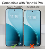 FAD-E Tempered Glass Screen Protector Guard (with Camera Hole) for Oppo Reno14 Pro 5G / Reno 14 Pro (Transparent)