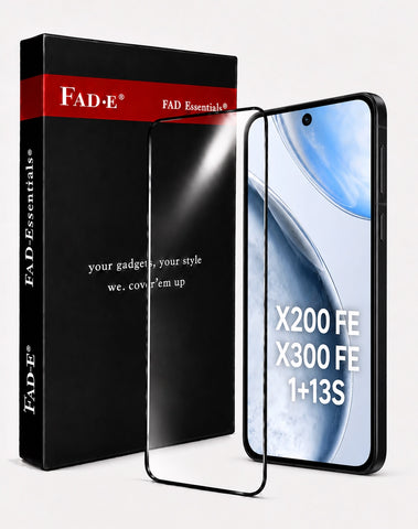 FAD-E Tempered Glass Screen Protector Guard for Vivo X200 FE 5G / OnePlus 13s 5G (6.31 inch)