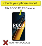 FAD-E Tempered Glass (with camera hole) for POCO X6 PRO 5G (Transparent)