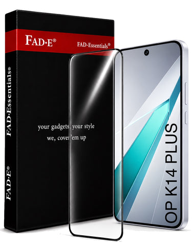 FAD-E Tempered Glass Screen Protector Guard for Oppo K14 Plus 5G (6.78 inch)