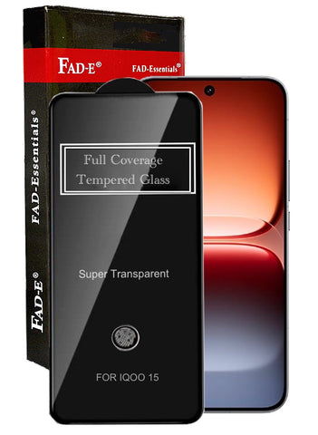 FAD-E Tempered Glass Screen Protector Guard (Ultrasonic Fingerprint Compatible) for iQOO 15 5G