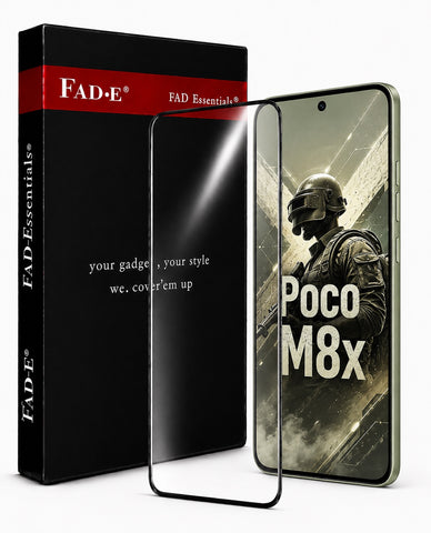 FAD-E Tempered Glass Screen Protector Guard for POCO M8x 5G (6.9 inch)