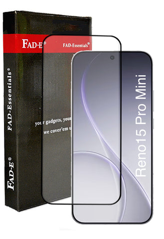 FAD-E Tempered Glass Screen Protector Guard (without Camera Hole) for Oppo Reno 15 Pro Mini 5G  / Reno15 Pro Mini (6.32 inch)