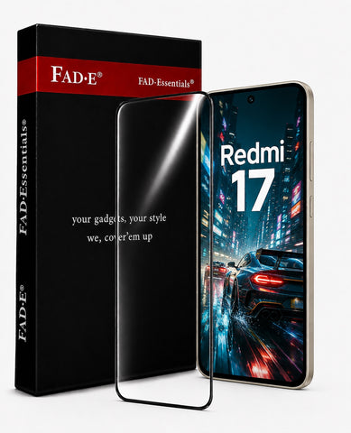 FAD-E Tempered Glass Screen Protector Guard for REDMI 17 (6.9 inch)