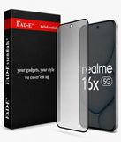FAD-E Matte Tempered Glass Screen Protector Guard for realme 16X 5G (Matte Glass)