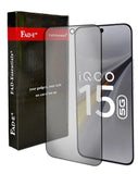 FAD-E Matte Tempered Glass Screen Protector Guard (ultrasonic unlock compatible) for iQOO 15 5G (Matte)