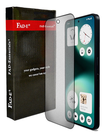 FAD-E Matte Tempered Glass Screen Protector for Nothing Phone 3a Lite (Matte Transparent)