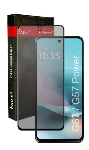 FAD-E Matte Tempered Glass Screen Protector Guard for Motorola G67 Power 5G / G57 Power 5G (Matte)