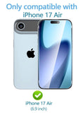 FAD-E Matte Tempered Glass for Apple iPhone 17 Air (6.9 inch) (Matte Transparent)
