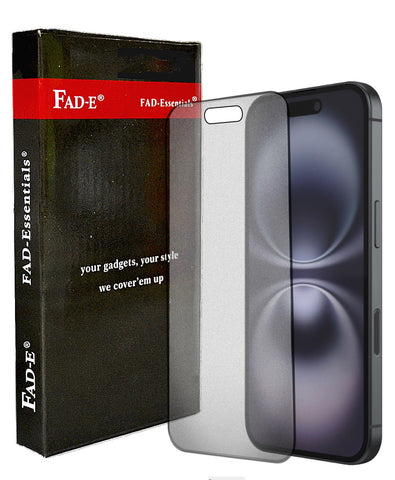 FAD-E Matte Tempered Glass for Apple iPhone 17 (Matte Transparent)