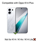 FAD-E Matte Tempered Glass Screen Protector Guard for Oppo K14 Plus 5G (Matte Glass)