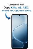 FAD-E Matte Tempered Glass Screen Protector Guard for Oppo K14X, A6 Pro , A6X, Realme 15X 5G / Realme C85 5G / Narzo 90X 5G  (Matte)