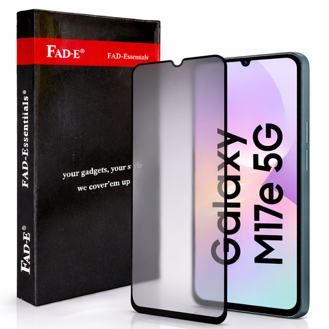 FAD-E Matte Tempered Glass Screen Protector Guard for Samsung Galaxy M17e 5G / A07 5G / F70e 5G / F07 / F06 / A06 / M06 (Matte)