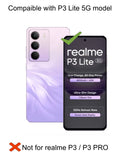 FAD-E Matte Tempered Glass for Realme P3 Lite 5G / P3X 5G (Matte Transparent)