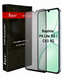 FAD-E Matte Tempered Glass Screen Protector Guard for Realme P4 Lite 5G / Realme C83 5G (Matte Transparent)