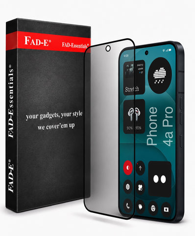 FAD-E Matte Tempered Glass Screen Protector Guard for Nothing Phone 4a Pro (Matte Transparent)