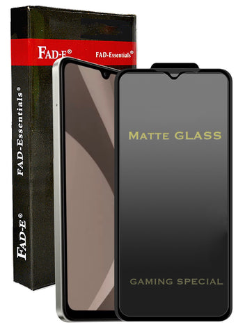 FAD-E Matte Tempered Glass for POCO C75 5G / POCO M7 5G / POCO C71 / Redmi A4 5G / Redmi A5 / Redmi 14C 5G (Matte Transparent)
