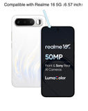 FAD-E Matte Tempered Glass Screen Protector Guard for Realme 16 5g (Matte Transparent)