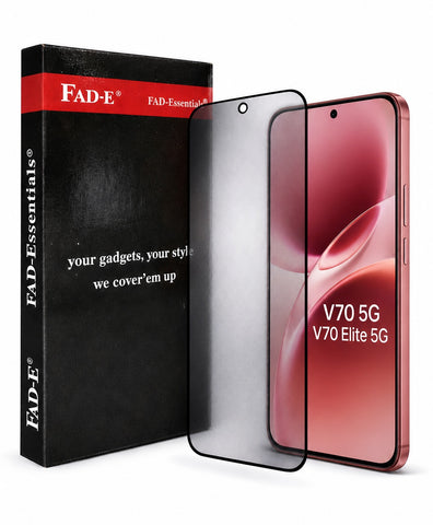 FAD-E Matte Tempered Glass Screen Protector Guard for Vivo V70 5G / V70 Elite 5G / Oppo Find X9 5G (Matte)